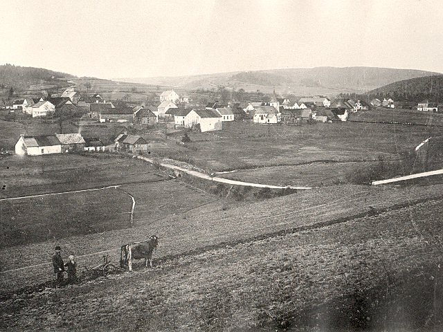 Historische Ansicht vom alten Sportplatz Duppachs
